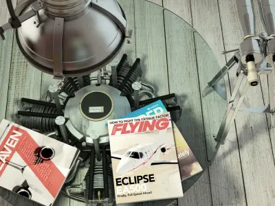 Aviator Collection biplane 3D model