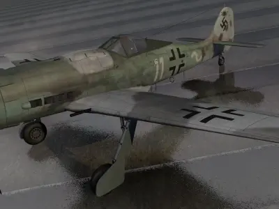 Focke-Wulf Fw-190 D-9 3D model