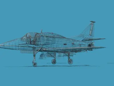 Douglas A-4M Skyhawk V07 USMC 3D model