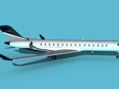 Bombardier Global 7000 V10 3D model
