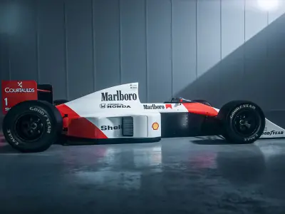 McLaren MP4-5 Free 3D model