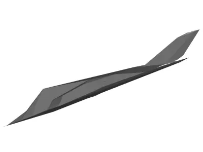 F-117A Nighthawk Stealth Fighter aircraft 3D model