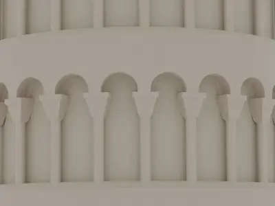 Leaning Tower of Pisa 3D model