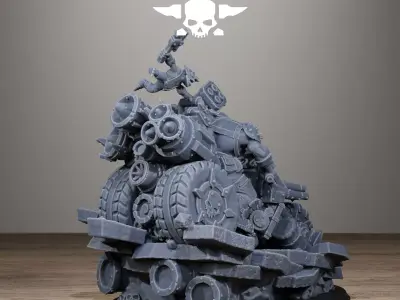 Orkaz Biker Boss 3D print model