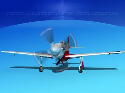 P-51 Mustang Sport V02 3D model