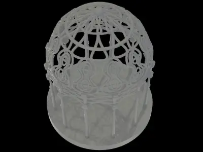 Rivendell Pergola Gazebo 3D print model