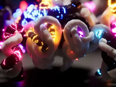 Gut Spider for UE Low-poly 3D model