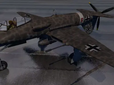 Blohm und Voss Bv-P 193 3D model