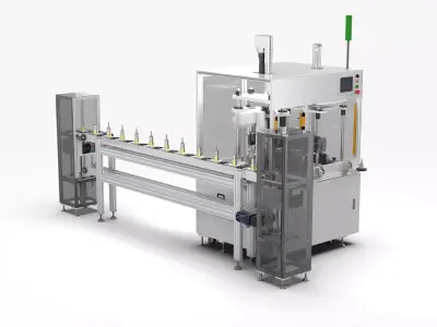 Automatic Valve Body Inlet Port Press Fitting Equipment 3D model