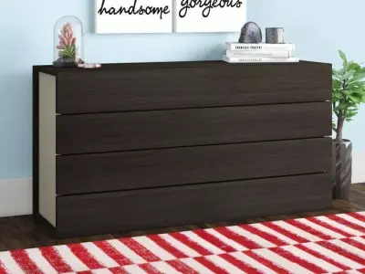 Mcgruder Drawer Dresser Free 3D model