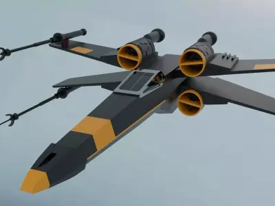 X-Wing Star Fighter Free 3D model