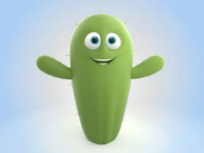 Cactus 3D model