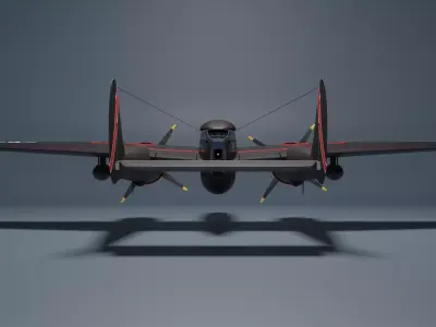 P61 Black Widow 3D model