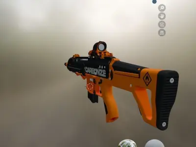 weapon gun 3 Low-poly 3D model