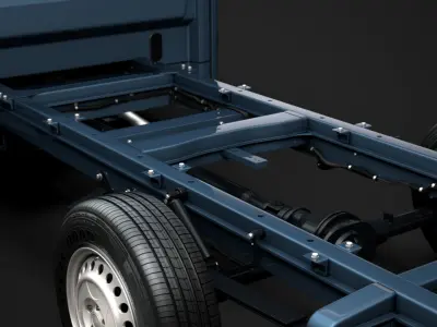 Freightliner Sprinter Chassis Crew Cab L3 RWD 2020 3D model