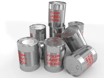 Tin Can 3 3D model