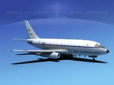Boeing T-43 RCAF Military Jet 3D model