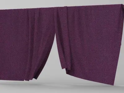 Set 6 in 1 Cloth 6 Low-poly 3D model