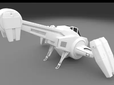 Sandstorm Attack Fighter 3D model