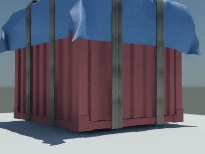 Pubg Airdrop Free low-poly 3D model