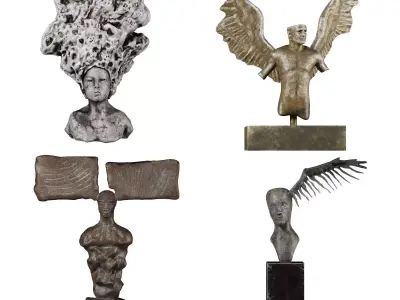 Human Sculptures  3D model