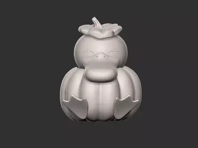 Free psyduck halloween style Free 3D print model