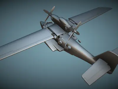 Dornier CD-2 Seastar - 3D Printable Model 3D print model