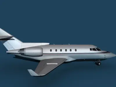 Hawker Siddley 800SR V05 3D model