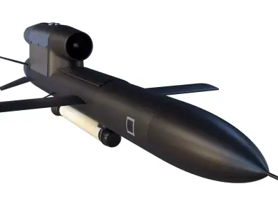 FP-5 Flamingo cruise missile 3D model
