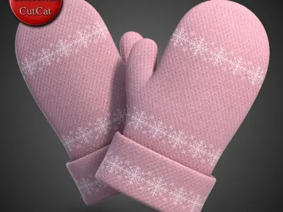 Mittens 3D model