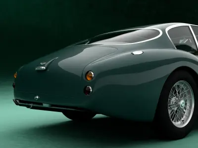 Aston Martin DB4GT Zagato 1960-1963 Free 3D model