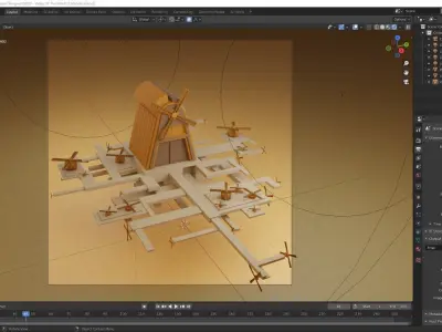 temple 3 - Valley Of The Wind Low-poly 3D model