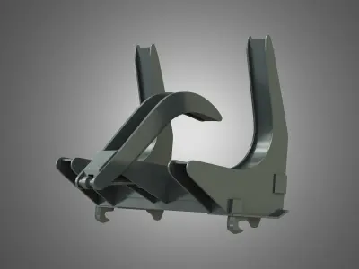 Log Fork - Stoll - Front Loader 3D model