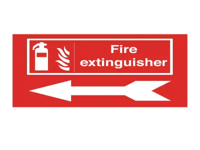 Fire Extinguisher Sign Low-poly 3D model