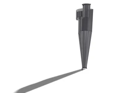 HIGH EFFICIENCY CYCLONE 300mm FOR PNEUMATIC TRANSPORT LINE 3D model