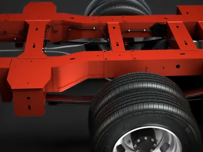 Nissan NV400 SingleCab DW E20 Chassis 2020 3D model