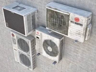 Air Conditioning Units 3D model