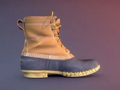 Shoe Pack 2 Low-poly 3D model