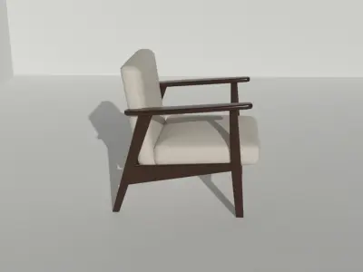 Armchair Free 3D model 10