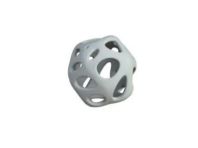 SciFi Cube Object No 18717 Low Poly Shape Texture