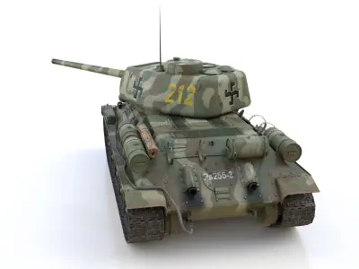 T-34-85 - 212 - Finish Army 3D model