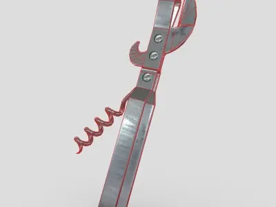 Can Opener 2 Low-poly 3D model