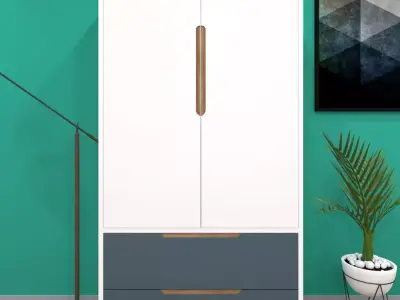 Wardrobe - Type Audi - Request for another software Free 3D model