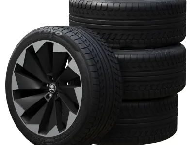 Skoda wheels 3D model