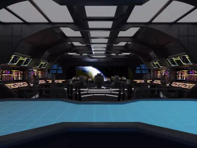 spacecraft command module 3D model