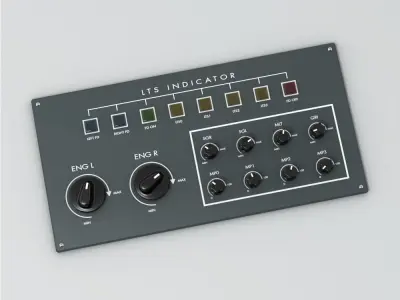 Sci-Fi Dashboard Builder 3D model