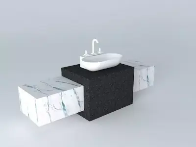 Bahroom sink Free 3D model