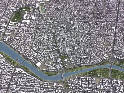 Isfahan Low-poly 3D model