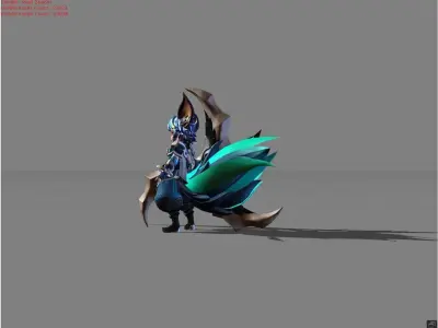 Nana Aqua Pura Low-poly 3D model