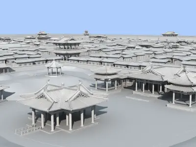 Ancient city 3D model